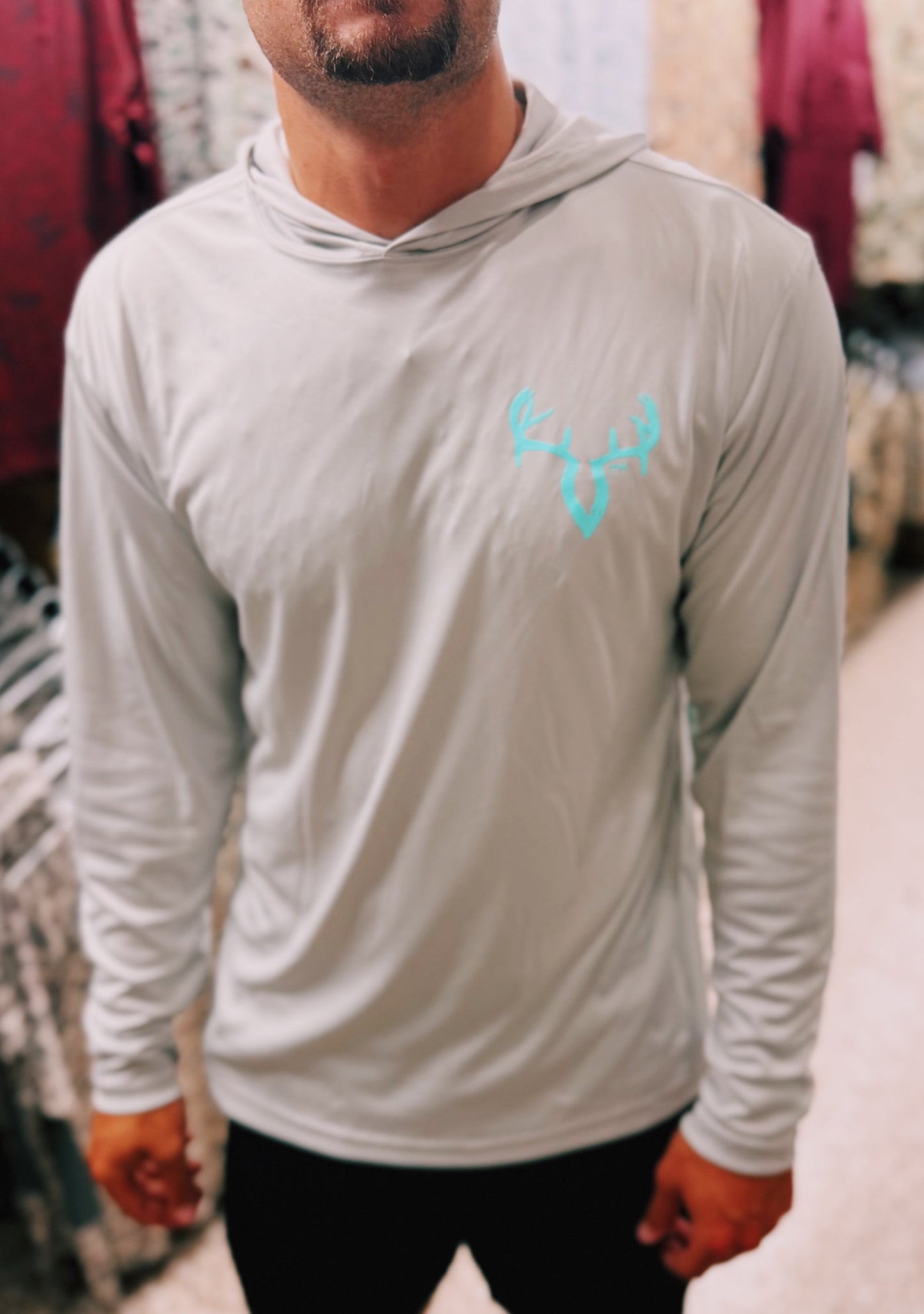ForEverlast Hooded Fishing Shirt (AQUA)