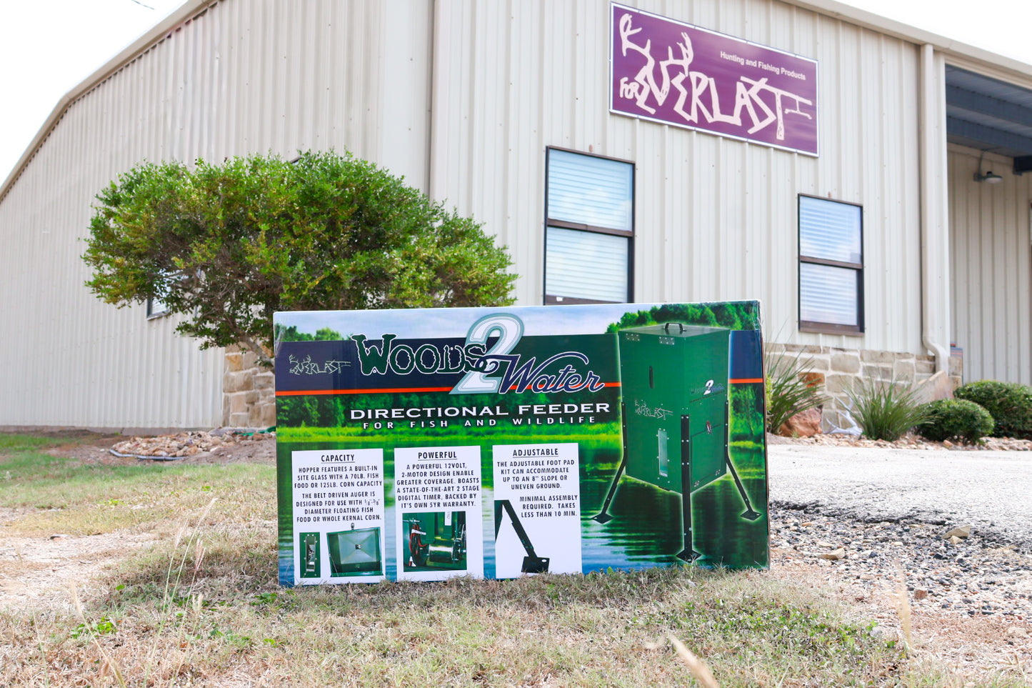 WOODS TO WATER DIRECTIONAL FEEDER 125 LBS