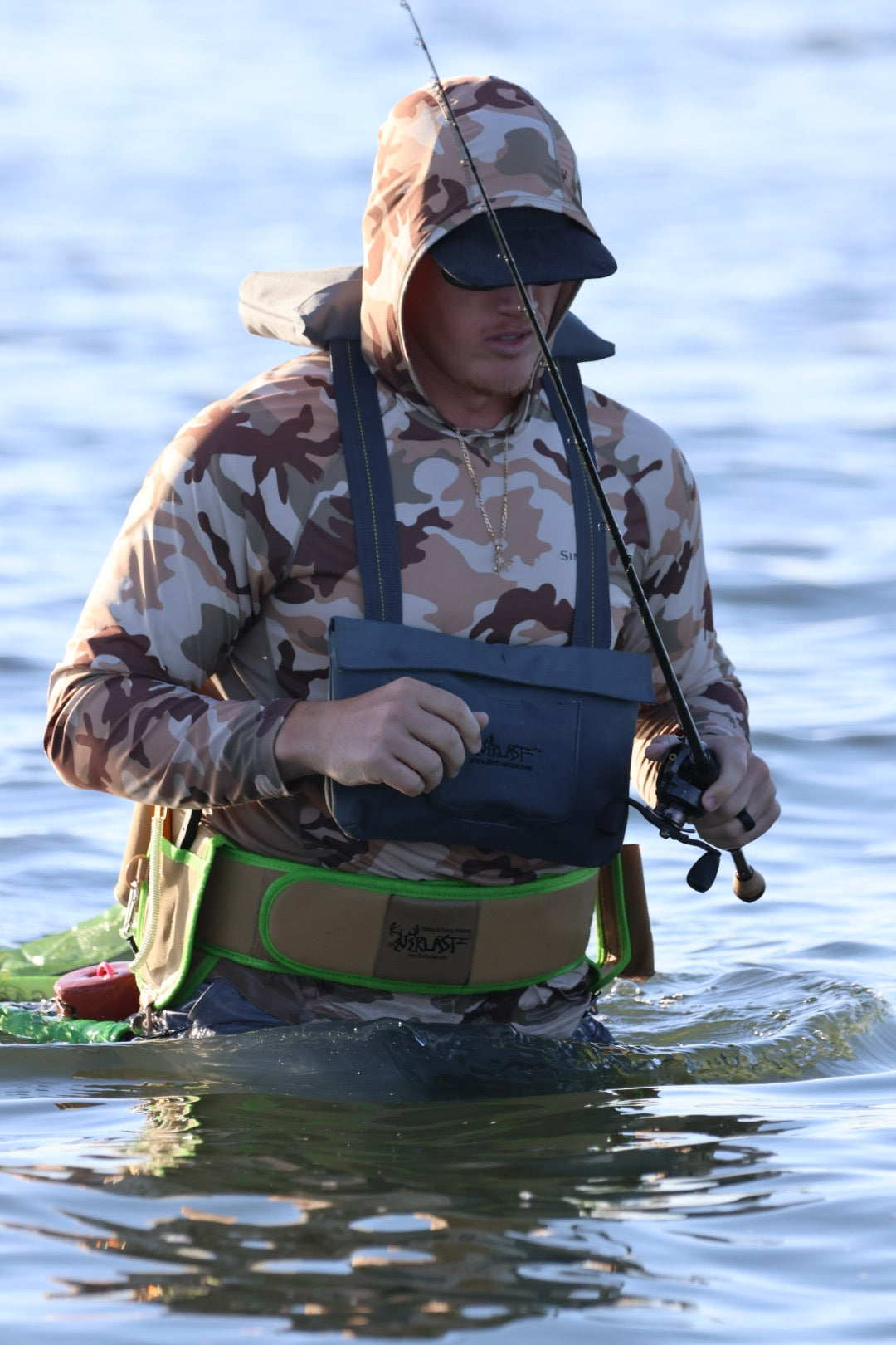 G2 PRO WADING BELT GREEN TRIM