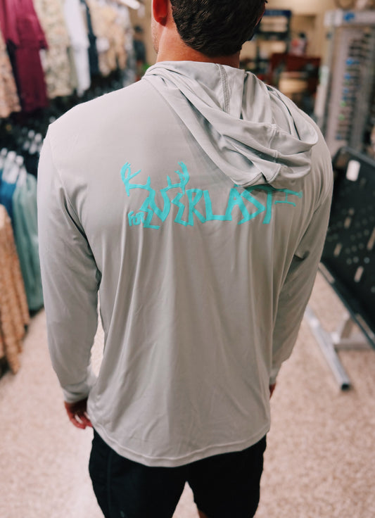 ForEverlast Hooded Fishing Shirt (AQUA)