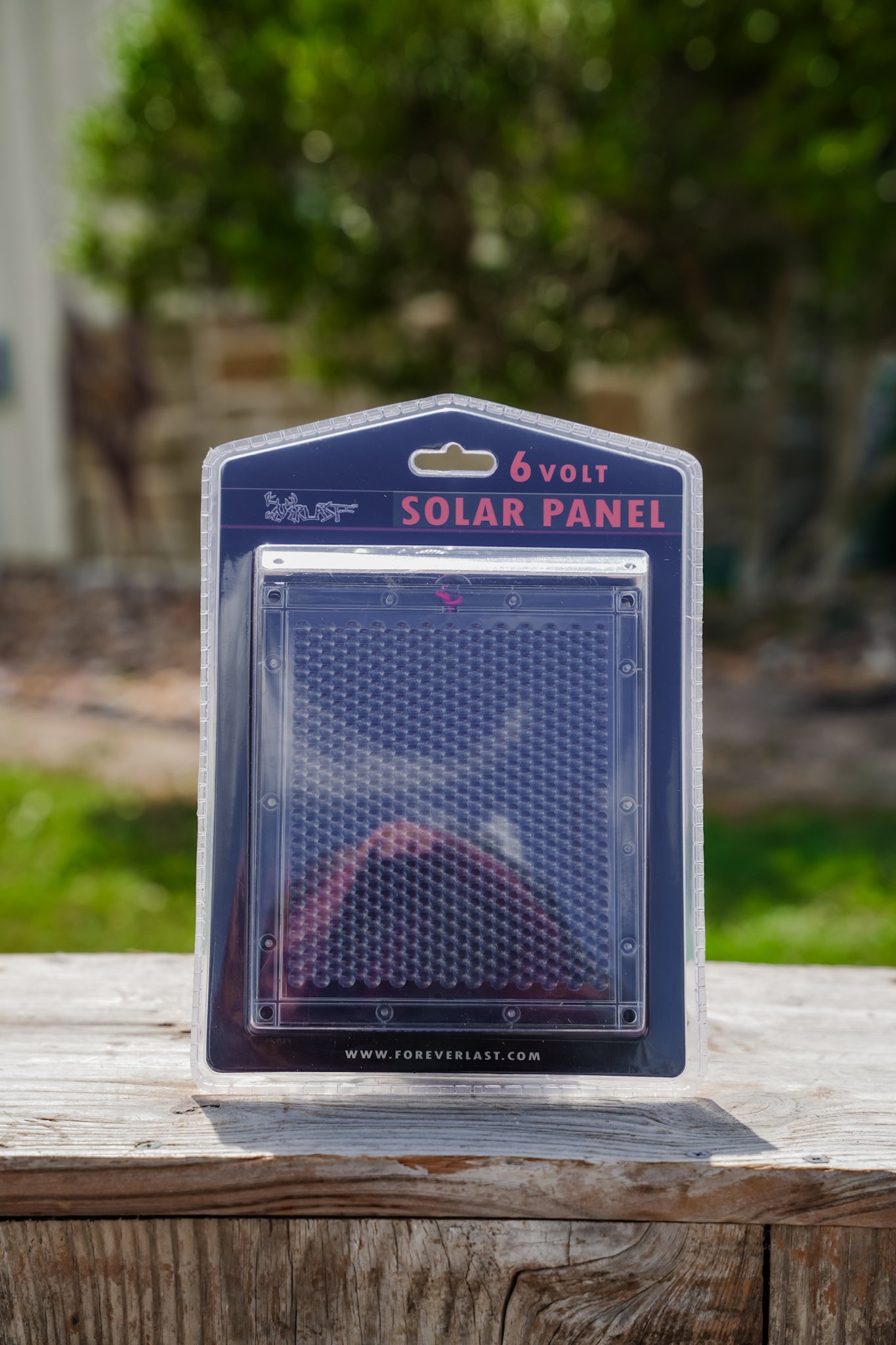 6 VOLT SOLAR PANEL WITH BRACKET & CABLE