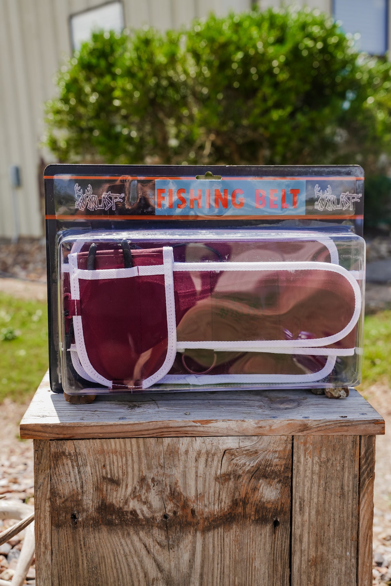 BELT KIT - MAROON & WHITE SIZE S/MED-26-34”