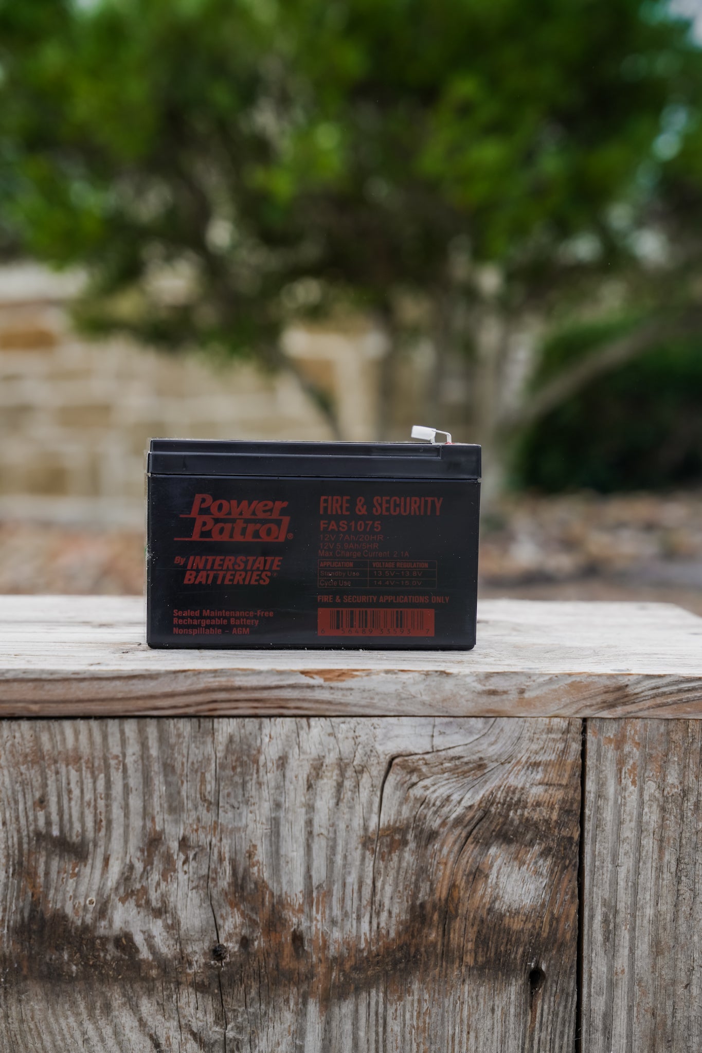 12 VOLT GELL-CELL BATTERY 7.5AH