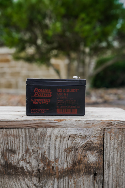 12 VOLT GELL-CELL BATTERY 7.5AH