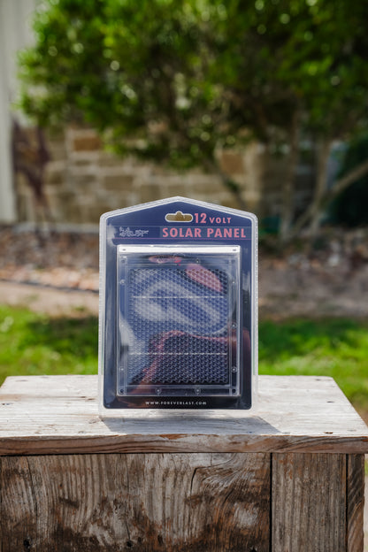 12 VOLT SOLAR PANEL WITH BRACKET & CABLE